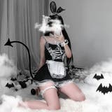 セクシー雑貨 フリフリレースのメイド風コスプレセット（7点セット） | bright wrist  | 詳細画像2 