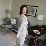 セクシー雑貨 レースガウンランジェリーセット(ホワイト) | bright wrist | 詳細画像4