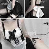 セクシー雑貨 ふんわりシフォンのメイド風コスプレセット | bright wrist | 詳細画像7