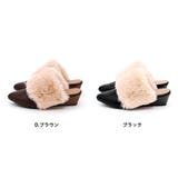 ふわもこ ファー サボ サンダル ウエッジソール | Brignton  | 詳細画像6 