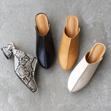 センターシーム ミュールサンダル 円柱ヒール 2019a/w tw