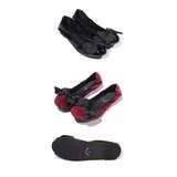 ボリューム リボン バレエシューズ レディース痛くない ローヒール フラット | Brignton  | 詳細画像7 