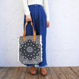 SALE バンダナ柄 フリンジトートバッグ | Brignton  | 詳細画像7 