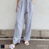 ハイウエストベルトデザインパンツ esutoreja ボトム | BUYSENSE | 詳細画像1 