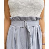 ハイウエストベルトデザインパンツ esutoreja ボトム | BUYSENSE | 詳細画像30 