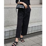 ブラック | タックパンツ esutoreja ボトム スタイルアップ レディース トレンド | BUYSENSE