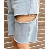 ダメージデニムハーフパンツ esutoreja ボトム | BUYSENSE | 詳細画像8 