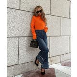 ヘムデザインストレートデニム esutoreja ボトム | BUYSENSE | 詳細画像2 