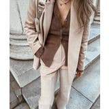 ハイウエストシンプルスラックス esutoreja ボトム | BUYSENSE | 詳細画像5