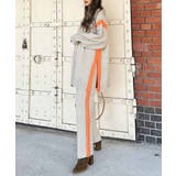 ラインニットパンツ esutoreja ボトム | BUYSENSE | 詳細画像2