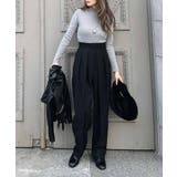 ウエストデザインワイドパンツ esutoreja ボトム | BUYSENSE | 詳細画像1 