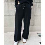 ブラック | リラックスストレートパンツ esutoreja パンツ | BUYSENSE
