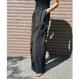 ブラック | サイドカットリボンパンツesutoreja ボトム レディース トレンド | BUYSENSE