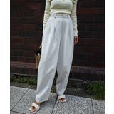 グレージュ | ワイドテーパードパンツesutoreja ボトム レディース トレンド | BUYSENSE