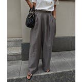 グレー | リヨセルワイドパンツesutoreja ボトム スタイルアップ | BUYSENSE