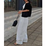 リヨセルワイドパンツesutoreja ボトム スタイルアップ | BUYSENSE | 詳細画像4 