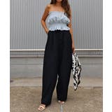 タフタ2タックワイドパンツesutoreja ボトム スタイルアップ | BUYSENSE | 詳細画像4 