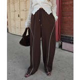 パイピングスウェットワイドパンツ esutoreja パンツ | BUYSENSE | 詳細画像9