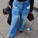 オーバーポケットデザインデニムesutoreja パンツ スタイルアップ | BUYSENSE | 詳細画像1 