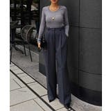 パイピング2タックワイドパンツesutoreja ボトム スタイルアップ | BUYSENSE | 詳細画像4 