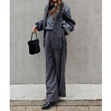 サイドラインストライプワイドパンツesutoreja ボトム スタイルアップ | BUYSENSE | 詳細画像7 