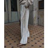 アイボリー | サイドラインベロアイージーパンツesutoreja ボトム スタイルアップ | BUYSENSE