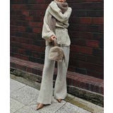 ミックスニットフレアパンツesutoreja ボトム スタイルアップ | BUYSENSE | 詳細画像4 