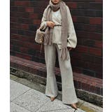 ミックスニットフレアパンツesutoreja ボトム スタイルアップ | BUYSENSE | 詳細画像5 