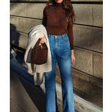 フレアデニムパンツesutoreja ボトム スタイルアップ | BUYSENSE | 詳細画像2 