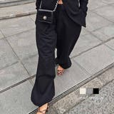 2wayヘムワイドスリットパンツesutoreja ボトム スタイルアップ | BUYSENSE | 詳細画像1 