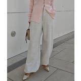 オートミール | 2wayヘムワイドスリットパンツesutoreja ボトム スタイルアップ | BUYSENSE