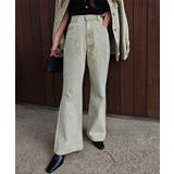 イエロー | ケミカルウォッシュカラーデニムパンツesutoreja ボトム スタイルアップ | BUYSENSE