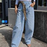 スタッズカーブデニムパンツesutoreja ボトム スタイルアップ | BUYSENSE | 詳細画像1 