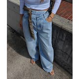 スタッズカーブデニムパンツesutoreja ボトム スタイルアップ | BUYSENSE | 詳細画像2 