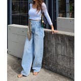 スタッズカーブデニムパンツesutoreja ボトム スタイルアップ | BUYSENSE | 詳細画像5 