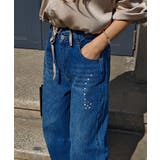 スタッズカーブデニムパンツesutoreja ボトム スタイルアップ | BUYSENSE | 詳細画像7 