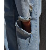 ダメージワイドストレートデニムesutoreja デニム スタイルアップ | BUYSENSE | 詳細画像16