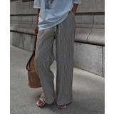ブラウン | ストライプイージーパンツesutoreja ボトム スタイルアップ | BUYSENSE