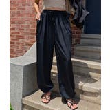 ブラック | ドロストイージーパンツesutoreja ボトム スタイルアップ | BUYSENSE