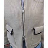 ダブルジップニットブルゾンesutoreja カーディガン スタイルアップ | BUYSENSE | 詳細画像12 