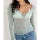 シースルーデザインフリルトップス esutoreja カットソー | BUYSENSE | 詳細画像4 