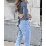 ネイビー | バックリボントップス esutoreja カットソー | BUYSENSE