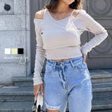 レイヤードショートトップス esutoreja カットソー | BUYSENSE | 詳細画像1 