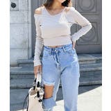 ベージュ | レイヤードショートトップス esutoreja カットソー | BUYSENSE