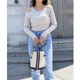 レイヤードショートトップス esutoreja カットソー | BUYSENSE | 詳細画像2 