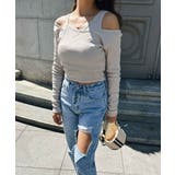 レイヤードショートトップス esutoreja カットソー | BUYSENSE | 詳細画像3 