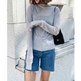 グレー | ハイネックシアーニット esutoreja カットソー | BUYSENSE