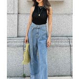 フリルナックノースリーブトップス esutoreja カットソー | BUYSENSE | 詳細画像4