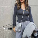 Vネックシンプルトップスesutoreja カットソー スタイルアップレディース | BUYSENSE | 詳細画像1 