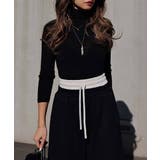 ブラック | ベーシックタートルネックトップスesutoreja カットソー スタイルアップ | BUYSENSE